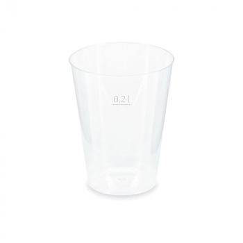 Pfandbecher PP Becher Trinkbecher extra-stark 200ml 8 oz für Festivals, Partys & mehr (25 Stk.)